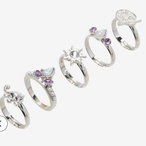 Disney‎ Tangled Pascal Crown Sun Ring Set Hot Topic